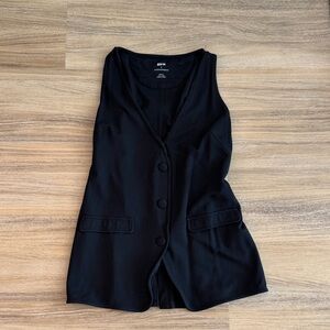 Maeve by Anthropologie Black Sleeveless Vest